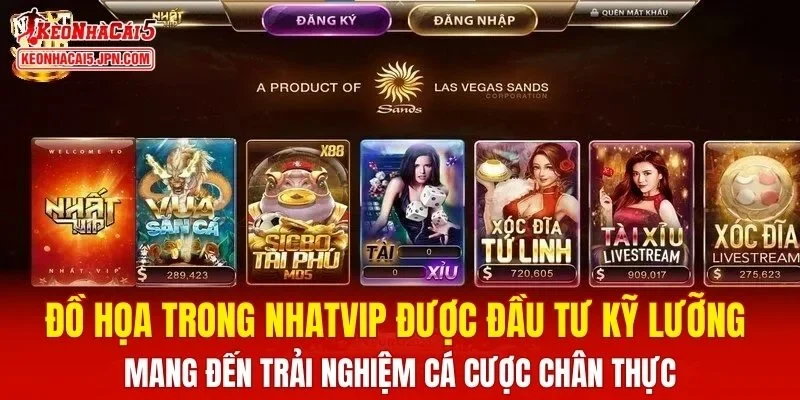 Đồ họa trong NHATVIP được đầu tư kỹ lưỡng
