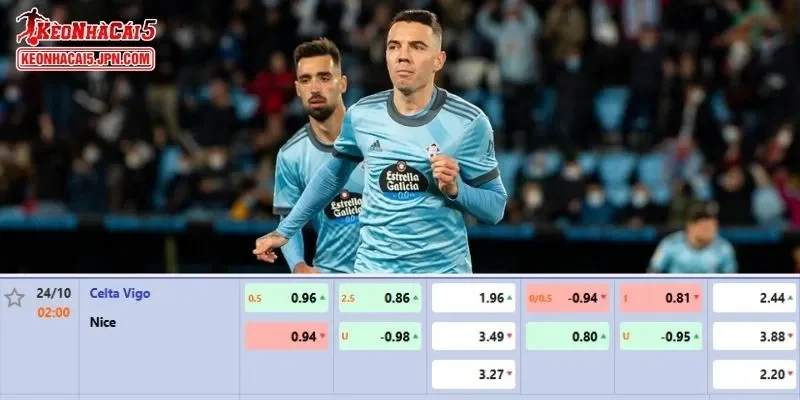 Soi kèo chi tiết nhất cho trận đấu giữa Celta Vigo vs Nice