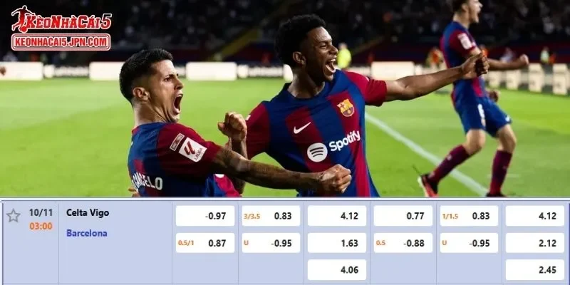 Trận đấu giữa Celta Vigo vs Barcelona hứa hẹn sẽ rất hấp dẫn