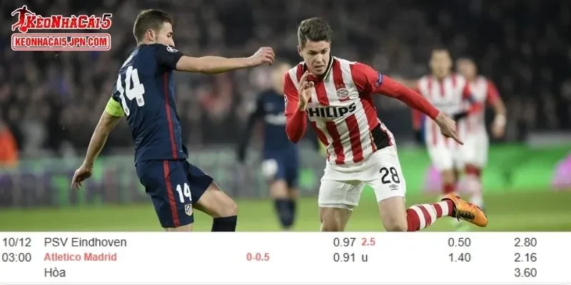 Phân tích sâu sắc nhất dành cho trận PSV vs Atletico Madrid