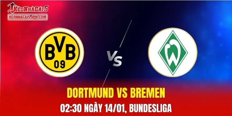 Nhận Định, Soi Kèo Dortmund vs Bremen, 02h30 Ngày 14/01